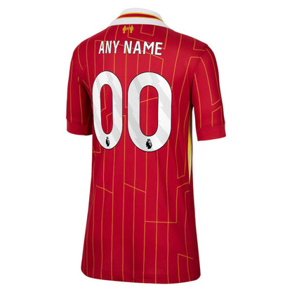 Liverpool 2024/25 Home Jersey Shirt (Add Your Own Name & Number)