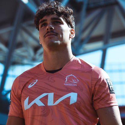 Brisbane Broncos Pink Training Shirt