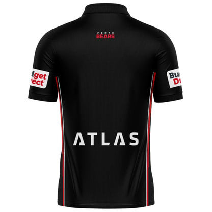 Perth Bears 2027 Black Training Polo Shirt