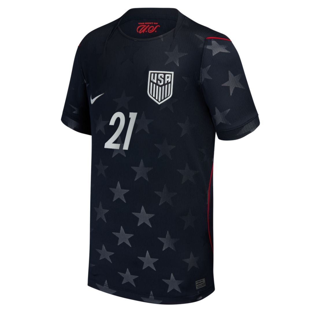 United States 2026 World Cup Weah #21 Away Jersey Shirt