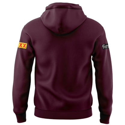 Brisbane Broncos 2026 Players Indigenous Hoodie with Zipper