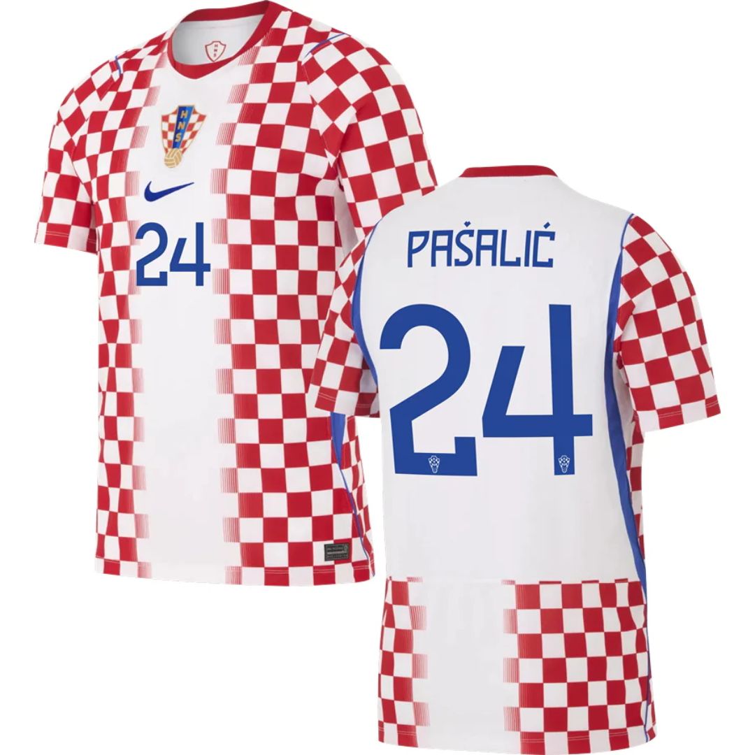 Croatia 2026 World Cup Pašalić #24 Home Jersey Shirt