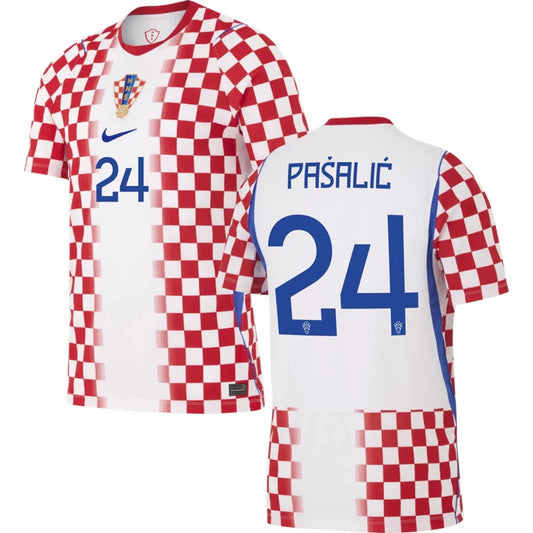 Croatia 2026 World Cup Pašalić #24 Home Jersey Shirt