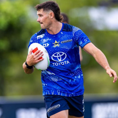 North Queensland Cowboys 2026 Blue Training Shirt