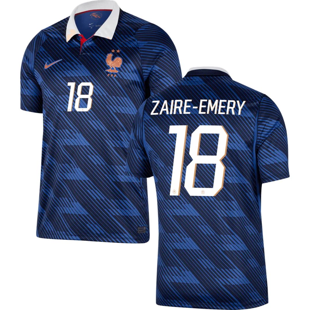 France 2026 World Cup Zaire-Emery #18 Home Jersey Shirt