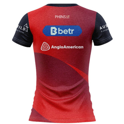 Redcliffe Dolphins 2026 Women's Red Training Shirt