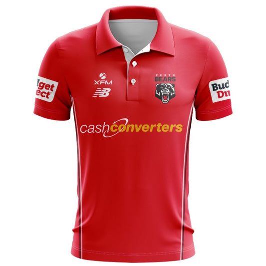 Perth Bears 2027 Red Training Polo Shirt