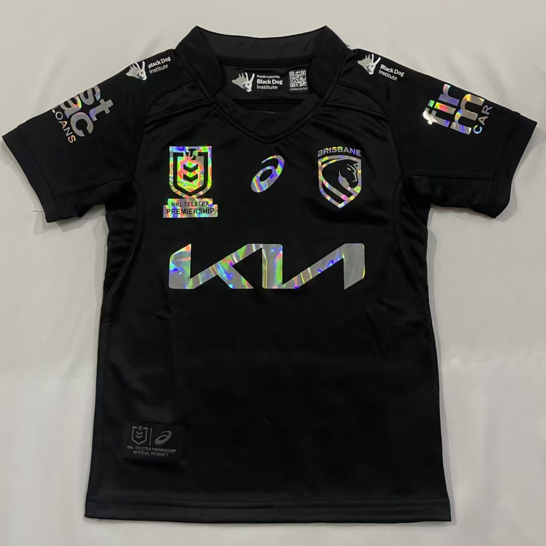 Brisbane Broncos 2026 Kids Black Jersey
