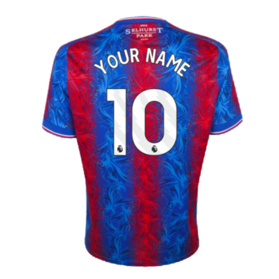 Crystal Palace 2024/25 Home Jersey Shirt (Add Your Own Name & Number)