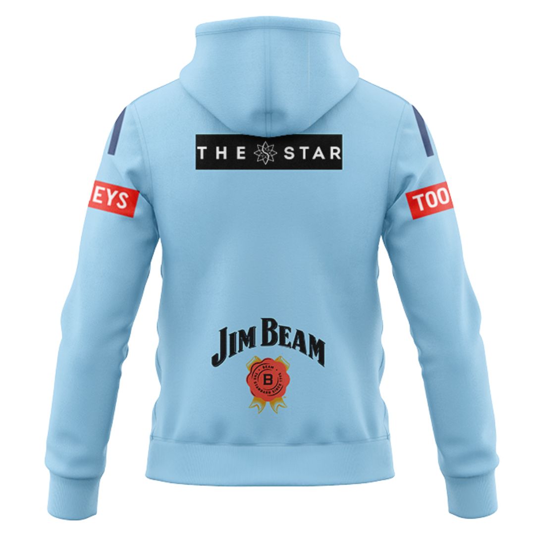 NSW Blues State Of Origin 2025 Home Hoodie with Zipper