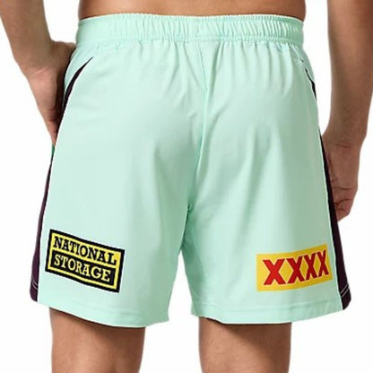 Brisbane Broncos Mint Green Gym Shorts