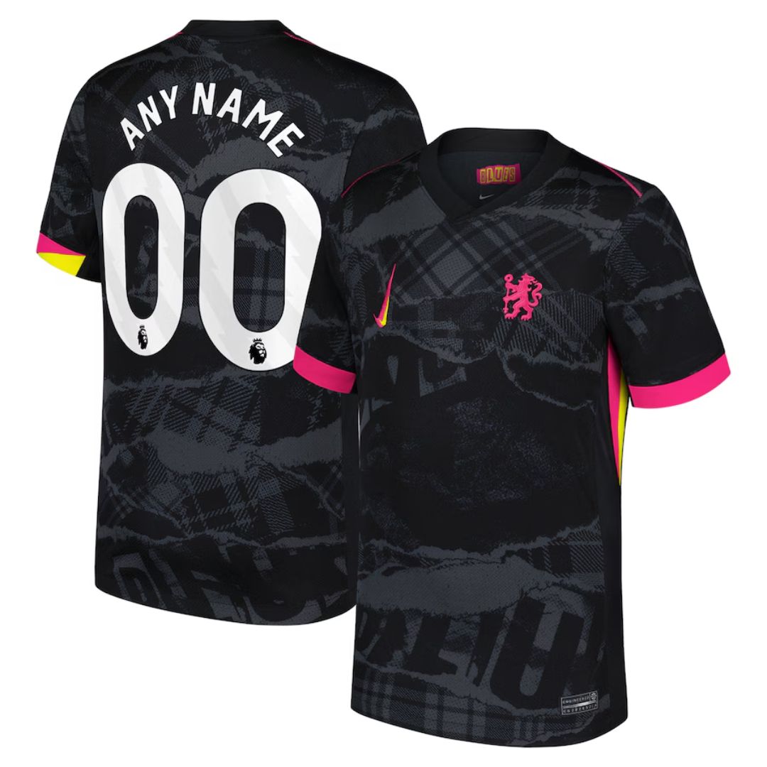 Chelsea 2024/25 Third Jersey Shirt (Add Your Own Name & Number)