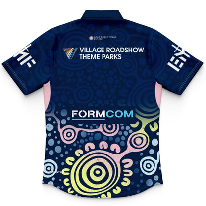 Gold Coast Titans 2026 Kids Indigenous Polo Shirt