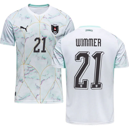 Austria 2026 World Cup Wimmer #21 Away Jersey Shirt