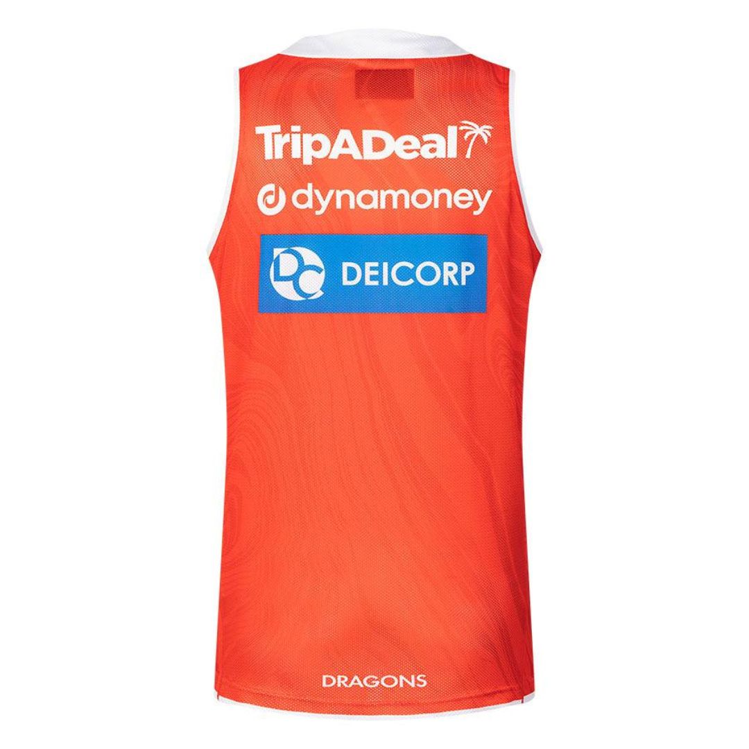 St George Illawarra Dragons 2025 Red Training Singlet