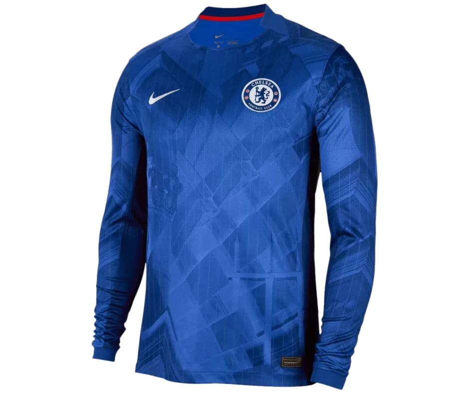 Chelsea 2025/26 Long Sleeve Player's Edition Home Jersey Shirt
