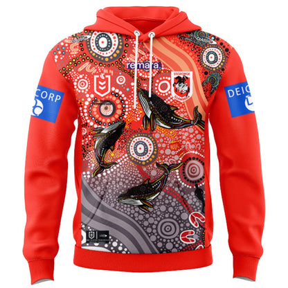 St George Illawarra Dragons 2026 Indigenous Hoodie