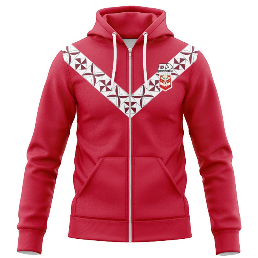 Mate Ma'a Tonga 1995 Throwback Hoodie with Zipper