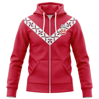 Mate Ma'a Tonga 1995 Throwback Hoodie with Zipper