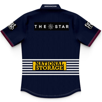 Brisbane Broncos 2026 Kids Away Polo Shirt