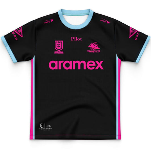 Cronulla Sutherland Sharks 2026 Kids Women In League Jersey