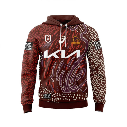 Brisbane Broncos 2024 Indigenous Hoodie