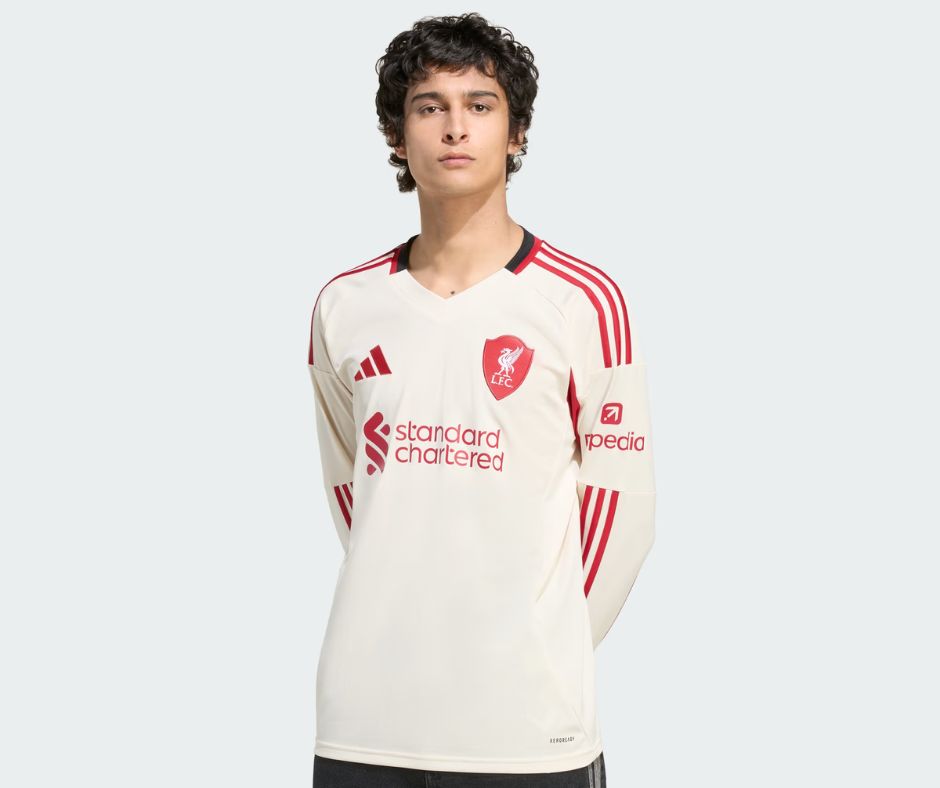 Liverpool 2025/26 Player's Edition Long Sleeve Away Jersey Shirt