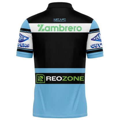 Cronulla Sutherland Sharks 2026 Away Polo Shirt