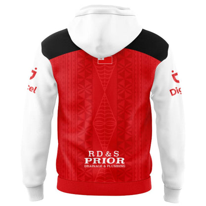 Mate Ma'a Tonga Red Training Hoodie