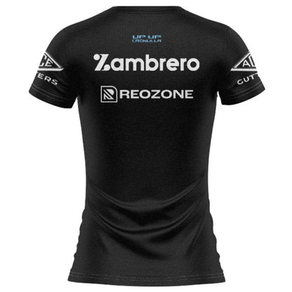 Cronulla Sutherland Sharks 2026 Women's Black and White Training Shirt