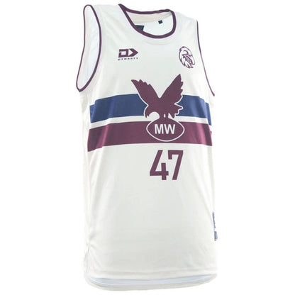 Manly Warringah Sea Eagles 2026 Basketball Singlet - Cream