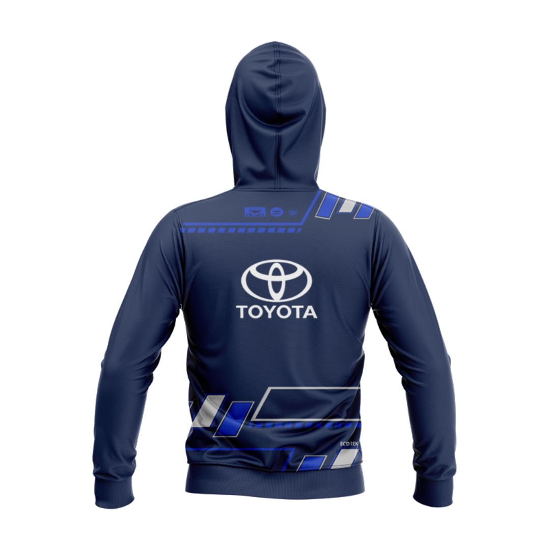 North Queensland Cowboys 2025 Navy Blue Training Hoodie with Zipper