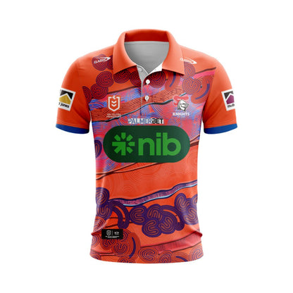 Newcastle Knights 2024 Indigenous Polo Shirt