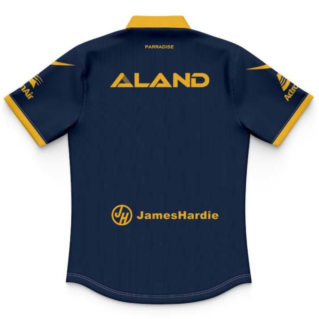 Parramatta Eels 2026 Kids Navy Blue Training Polo Shirt