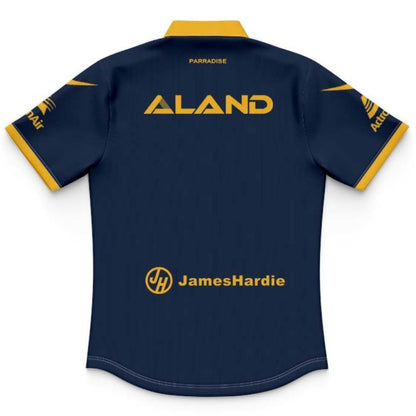 Parramatta Eels 2026 Kids Navy Blue Training Polo Shirt