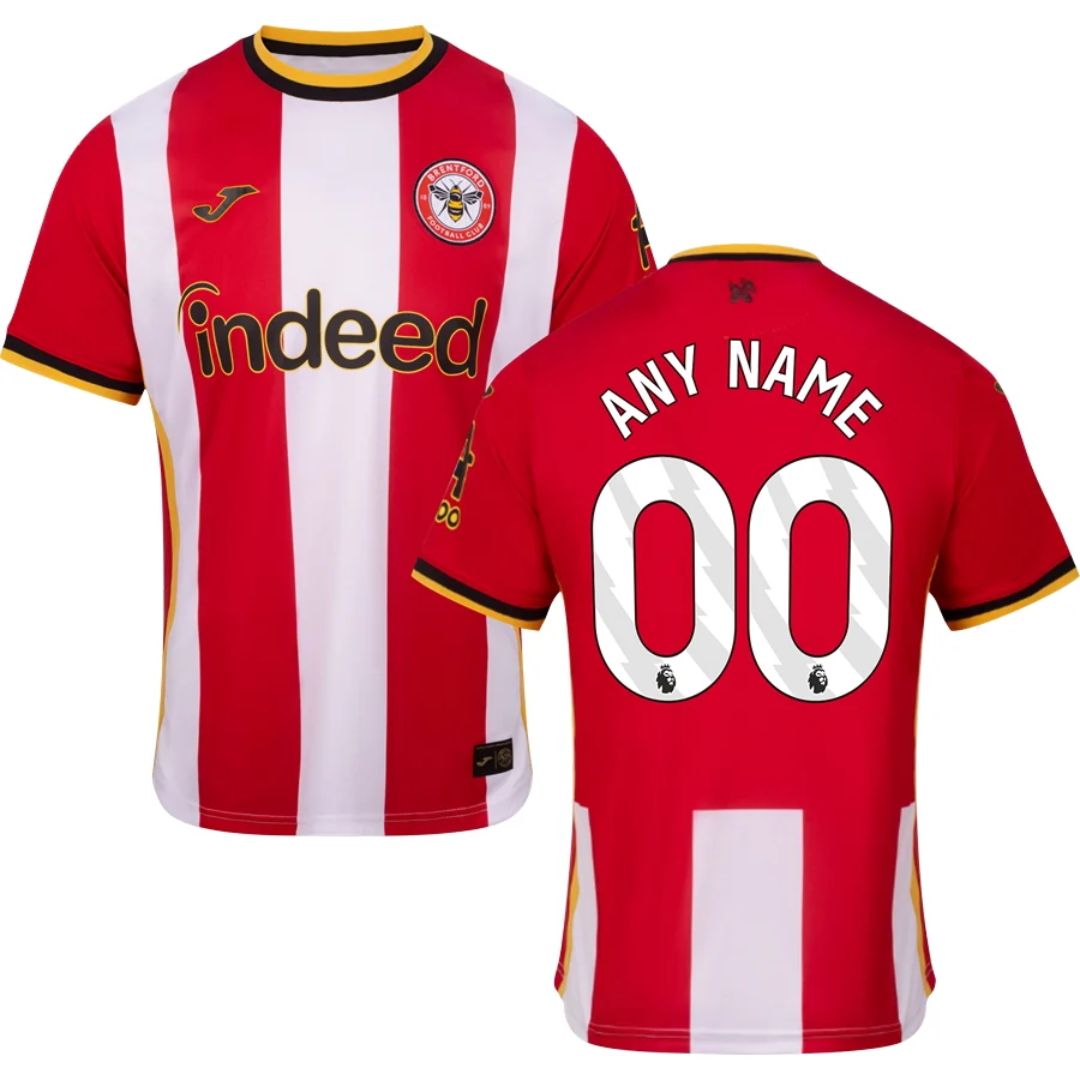 Brentford 2026/27 Home Jersey Shirt (Add Your Own Name and Number)
