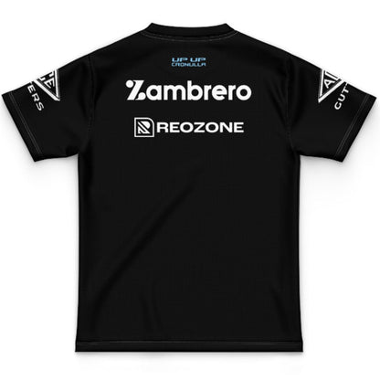 Cronulla Sutherland Sharks 2026 Kids Black and White Training Jersey