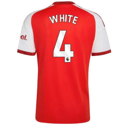 Arsenal Gunners 2026/27 White #4 Home Jersey Shirt