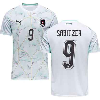 Austria 2026 World Cup Sabitzer #9 Away Jersey Shirt