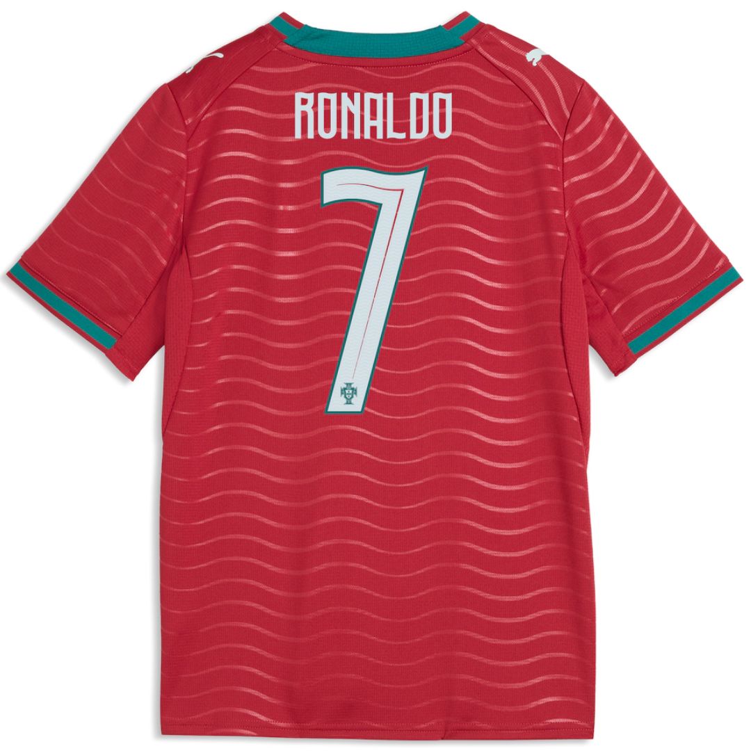 Portugal 2026 Cristiano Ronaldo Soccer World Cup of Football Kids Home Jersey Shirt