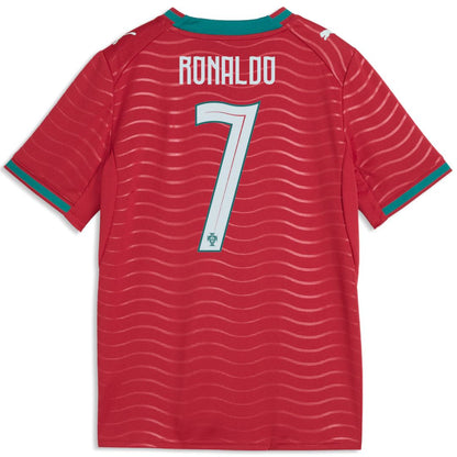 Portugal 2026 Cristiano Ronaldo Soccer World Cup of Football Kids Home Jersey Shirt