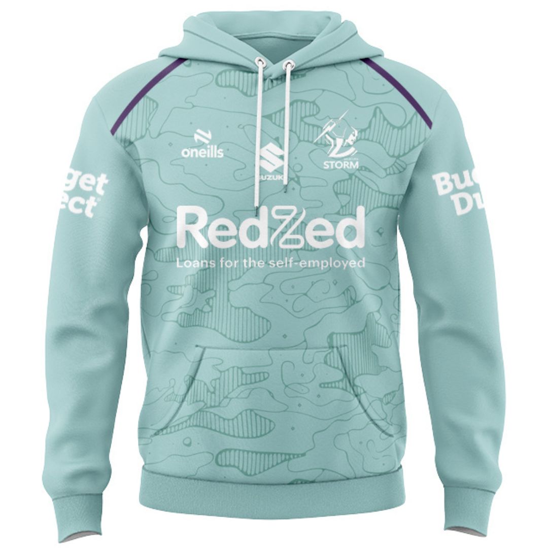 Melbourne Storm 2026 Mint Green Training Hoodie