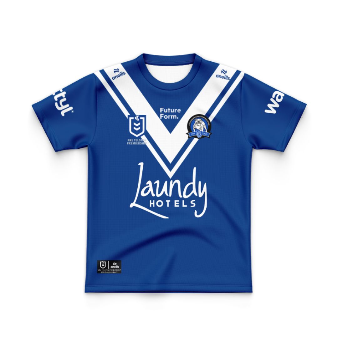 Canterbury Bankstown Bulldogs 2025 Kids Away Jersey & Shorts Kit