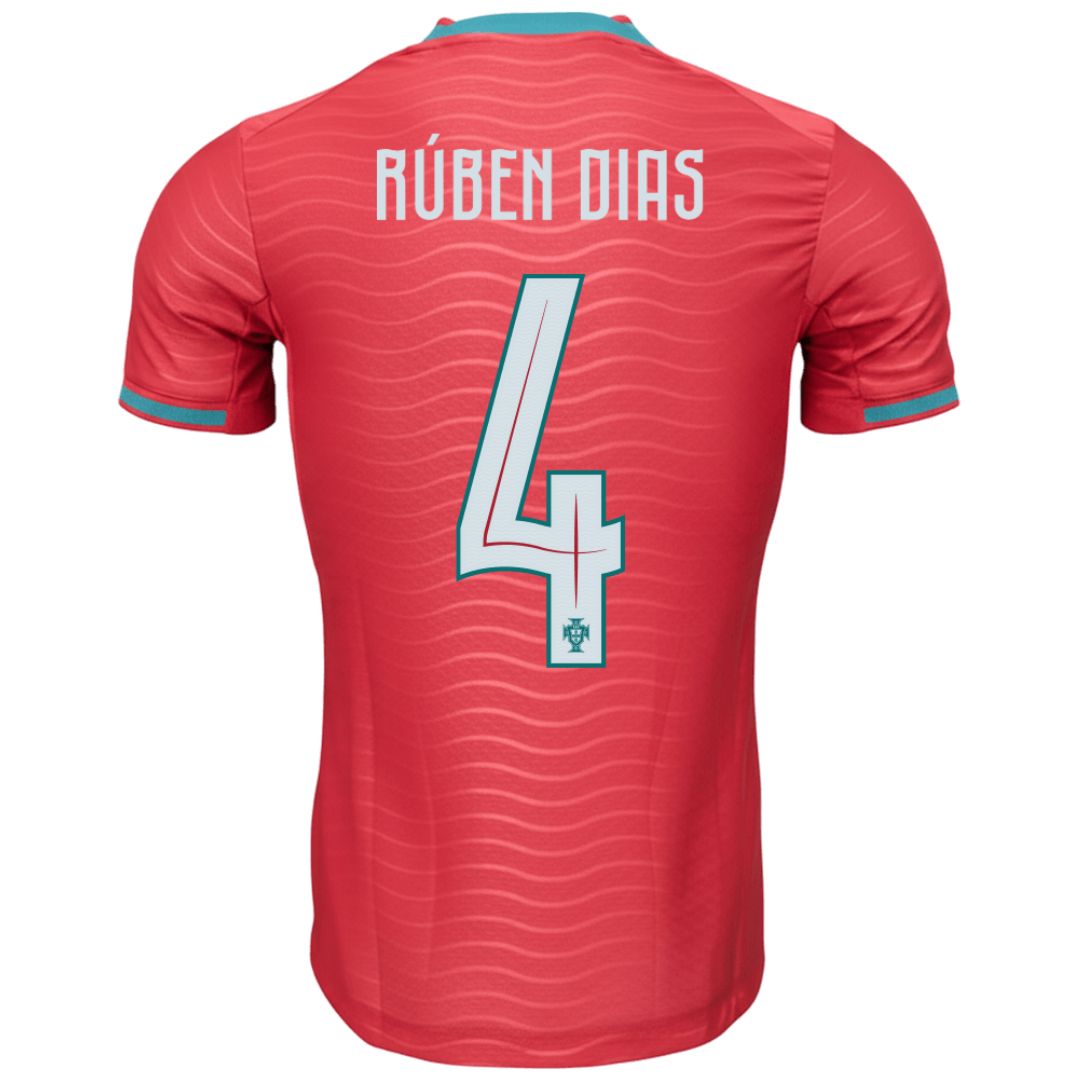 Portugal 2026 Rúben Dias #4 Soccer World Cup of Football Home Jersey Shirt