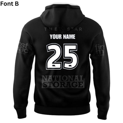 Brisbane Broncos 2025 Black Hoodie