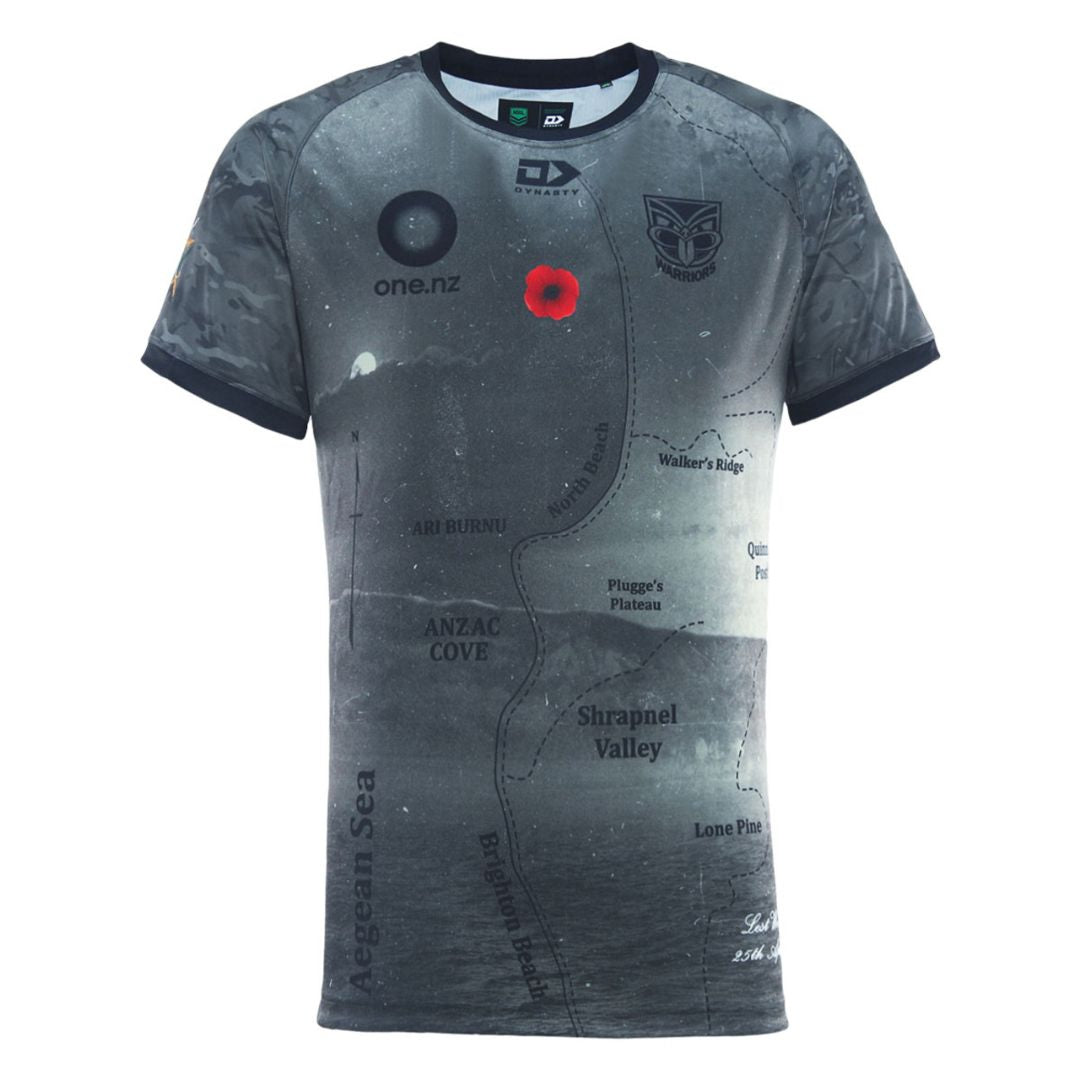 New Zealand Warriors 2025 ANZAC Shirt