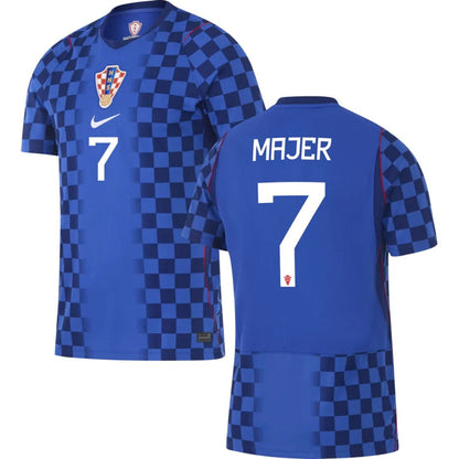 Croatia 2026 World Cup Majer #7 Away Jersey Shirt