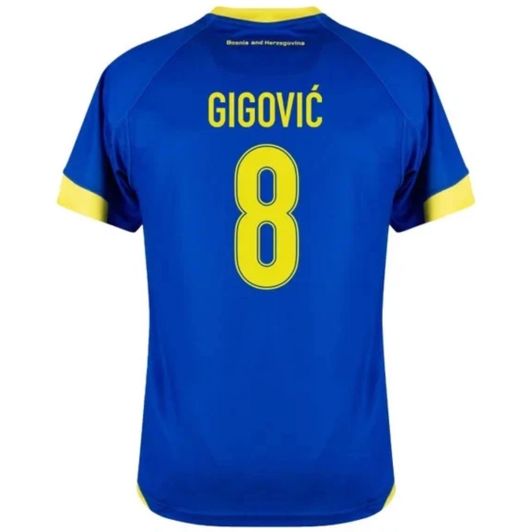 Bosnia and Herzegovina Gigović #8 Football Home Jersey Shirt