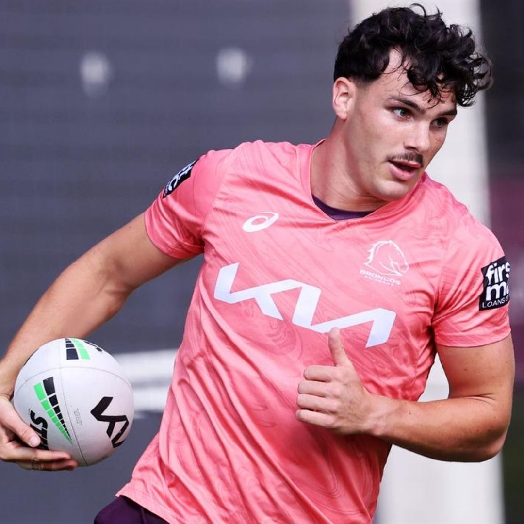 Brisbane Broncos Pink Training Shirt