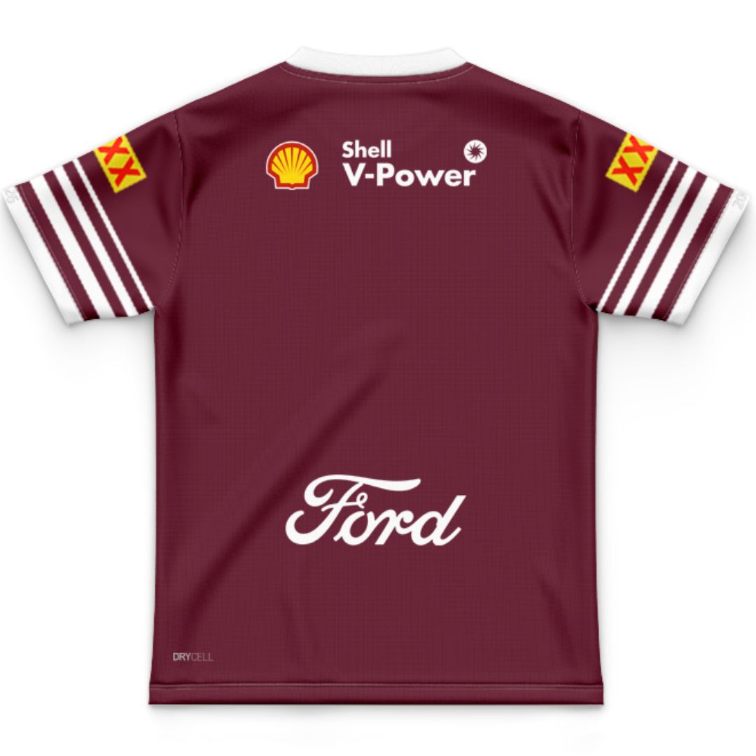 Queensland Maroons 2026 State Of Origin Kids Jersey and Shorts Kit